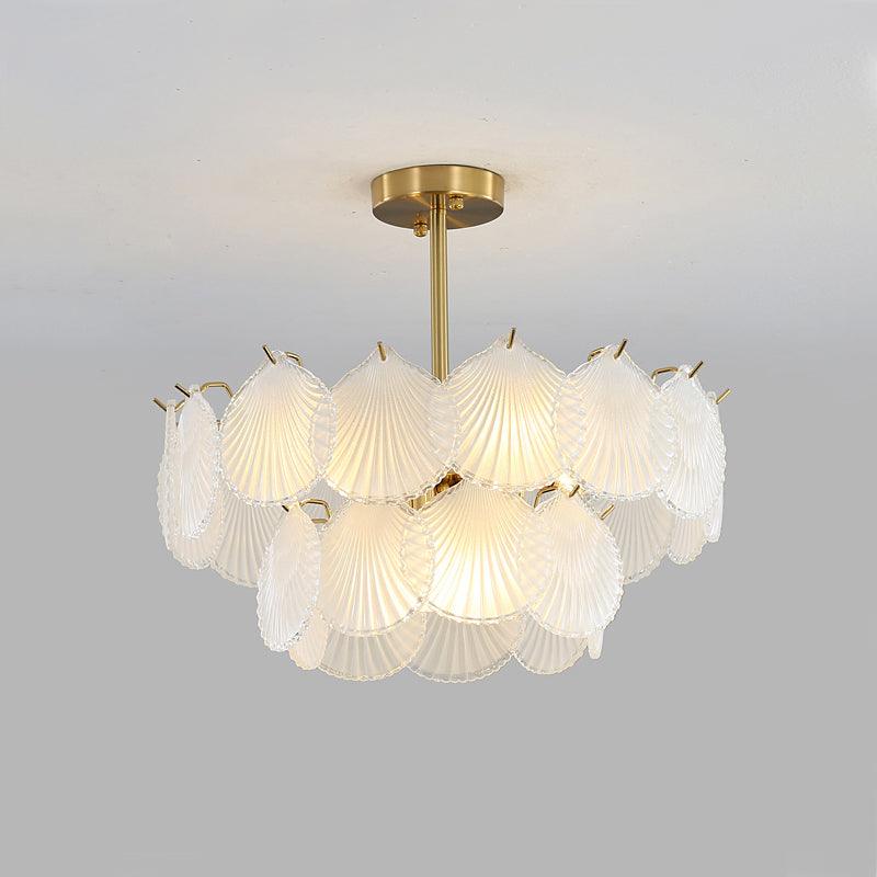 Shell Glass Chandelier
