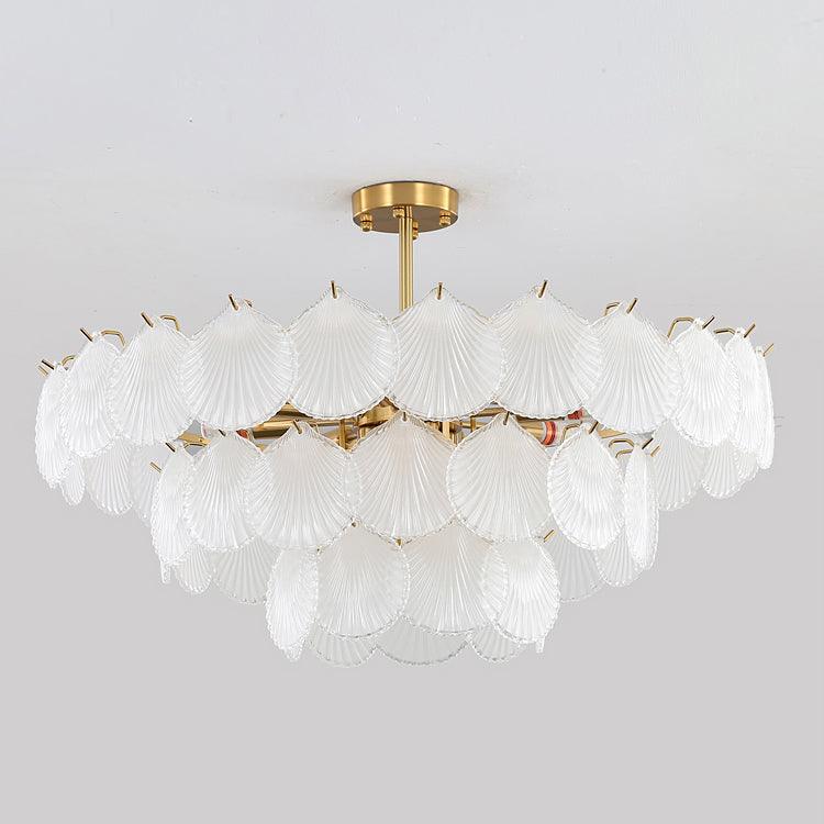 Shell Glass Chandelier