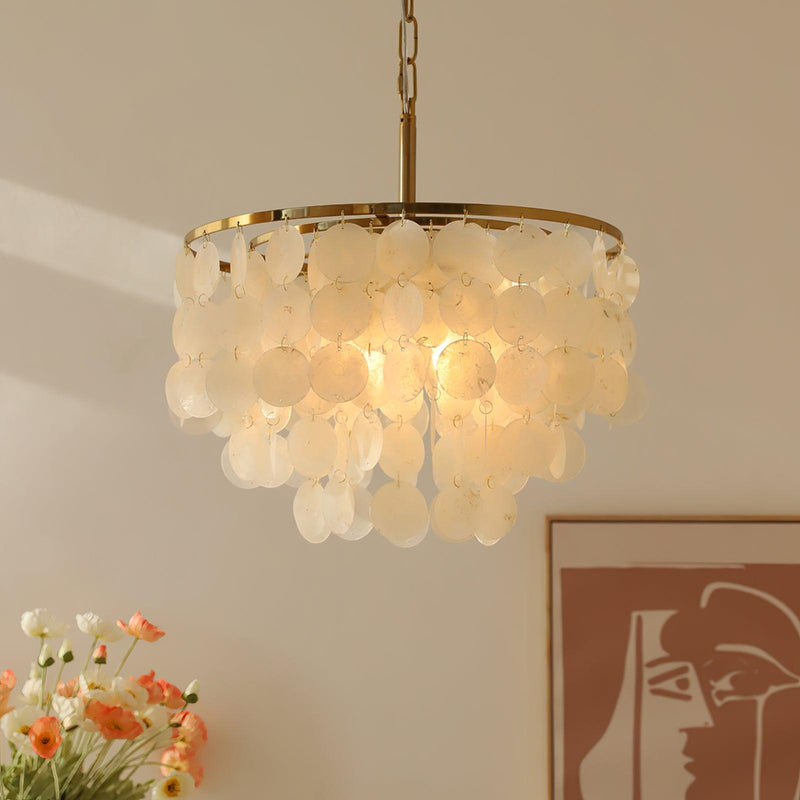 Shell Wind Chime Chandelier