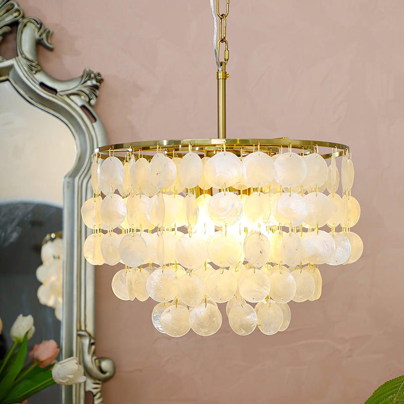 Shell Wind Chime Chandelier