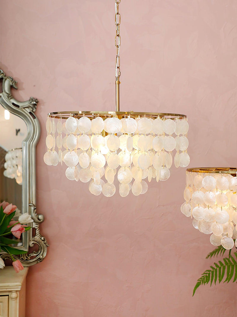 Shell Wind Chime Chandelier