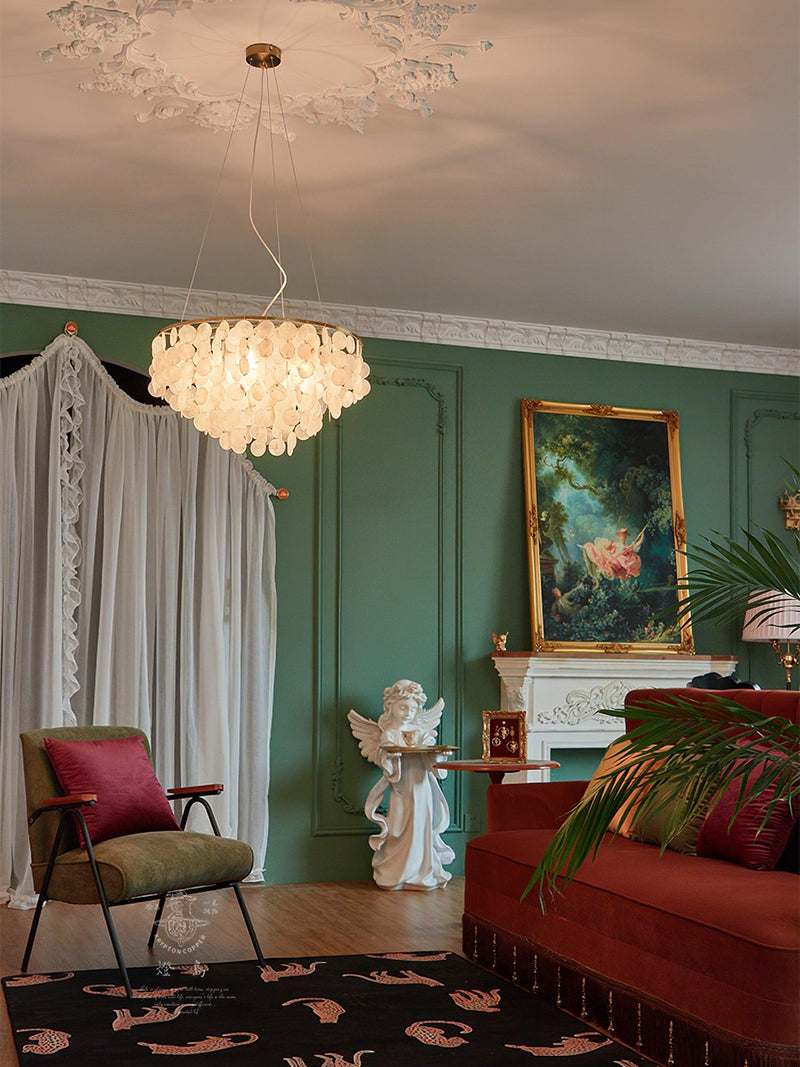 Shell Wind Chime Chandelier