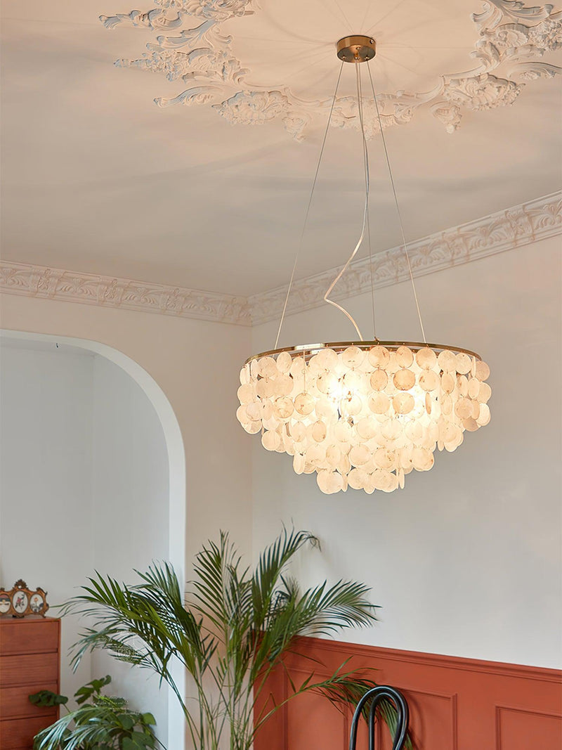 Shell Wind Chime Chandelier