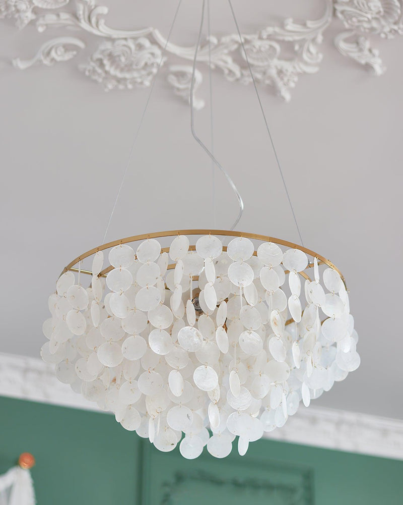 Shell Wind Chime Chandelier