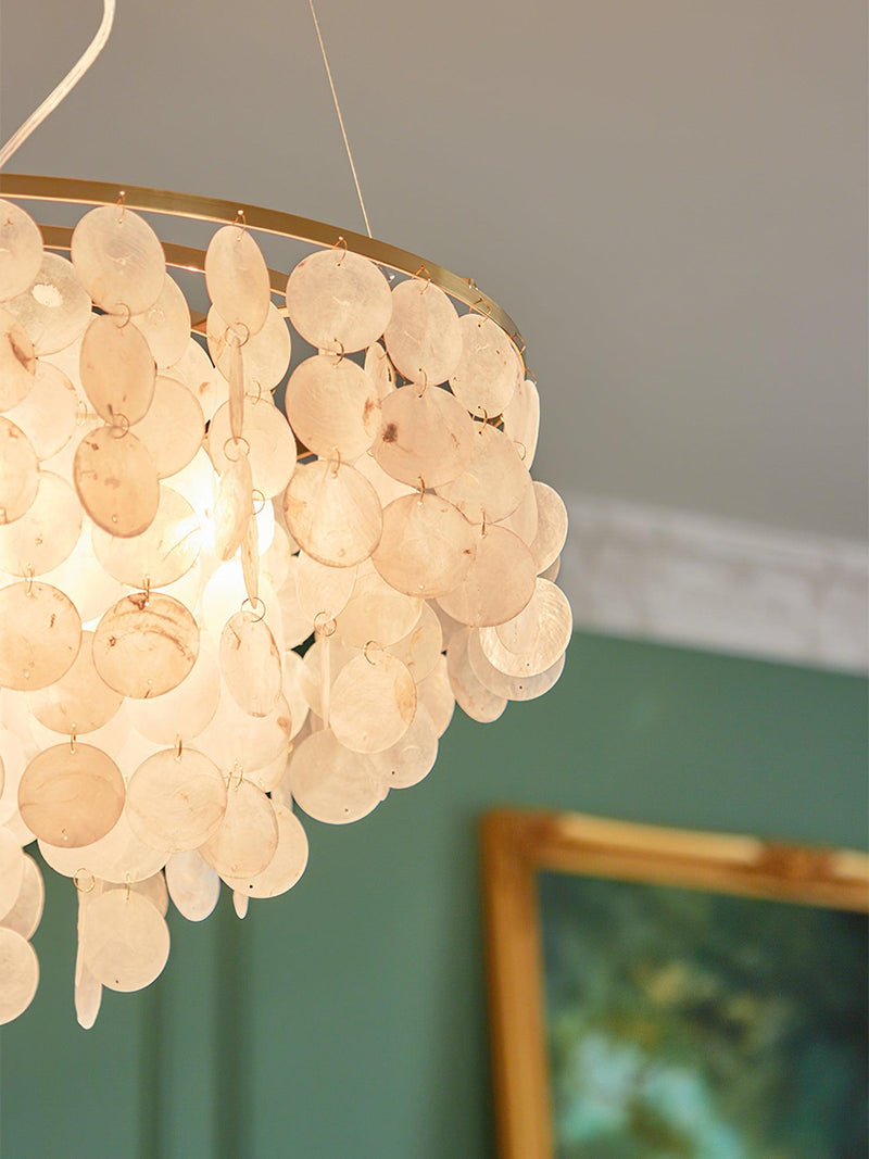 Shell Wind Chime Chandelier