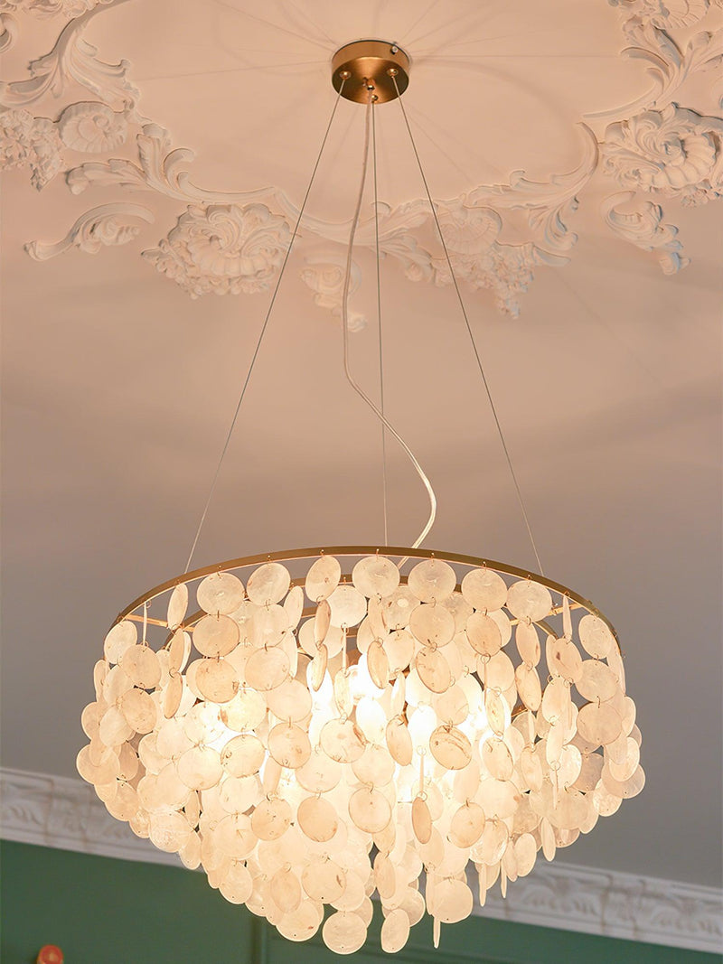 Shell Wind Chime Chandelier