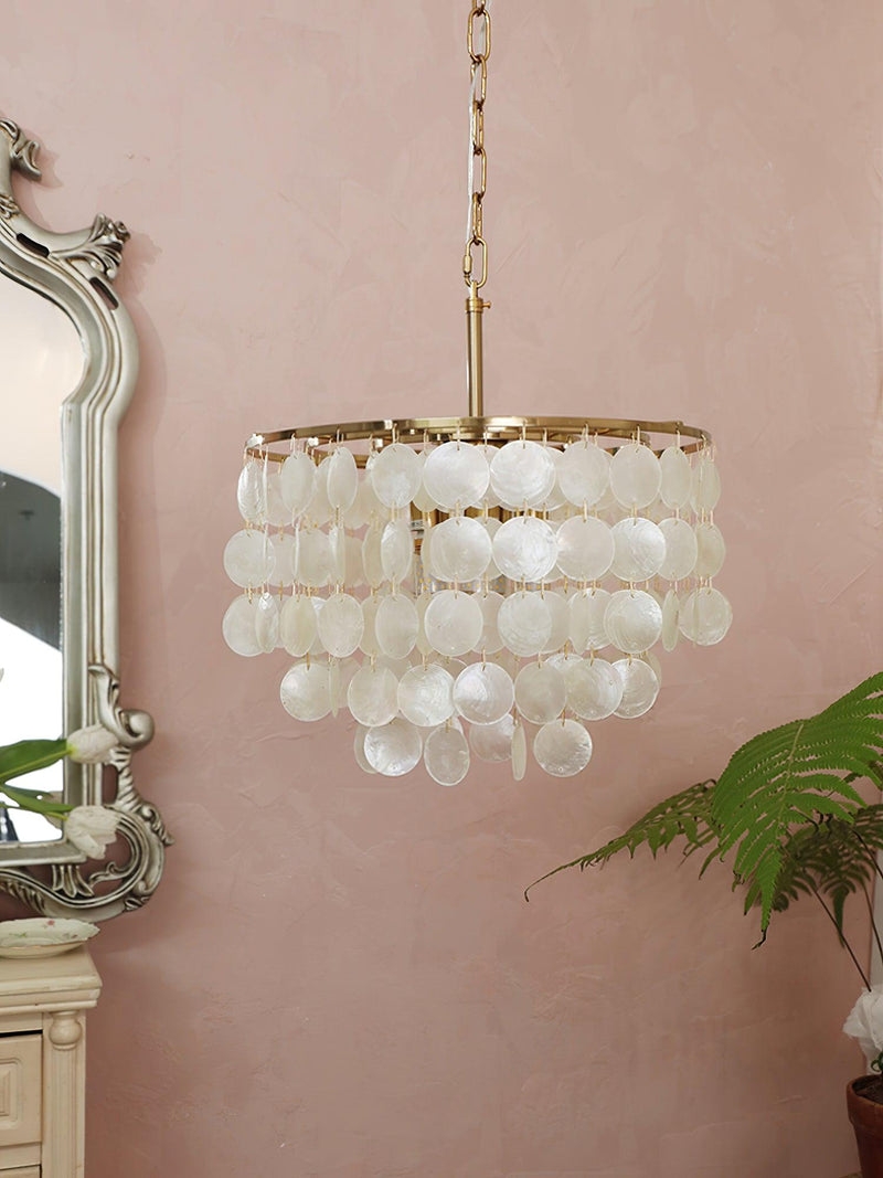 Shell Wind Chime Chandelier