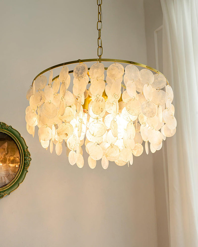 Shell Wind Chime Chandelier