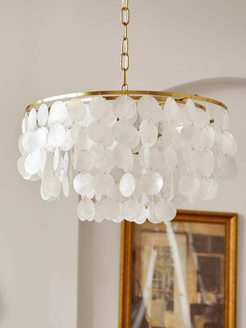Shell Wind Chime Chandelier