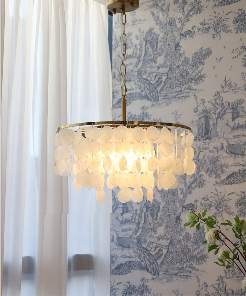 Shell Wind Chime Chandelier