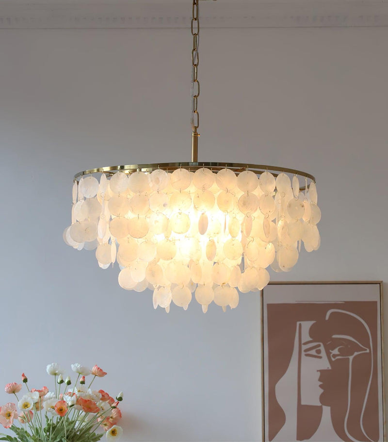 Shell Wind Chime Chandelier