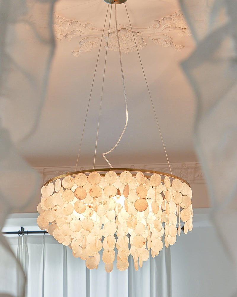 Shell Wind Chime Chandelier