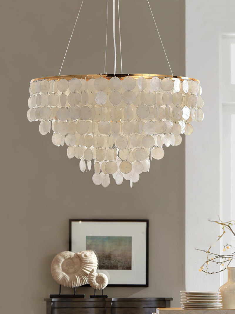 Shell Wind Chime Chandelier