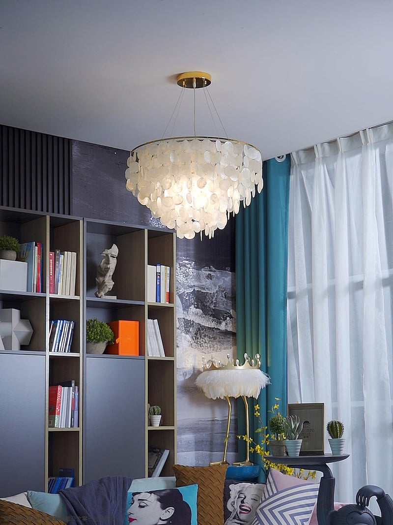 Shell Wind Chime Chandelier