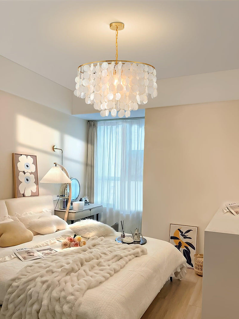 Shell Wind Chime Chandelier