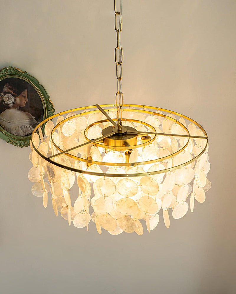 Shell Wind Chime Chandelier