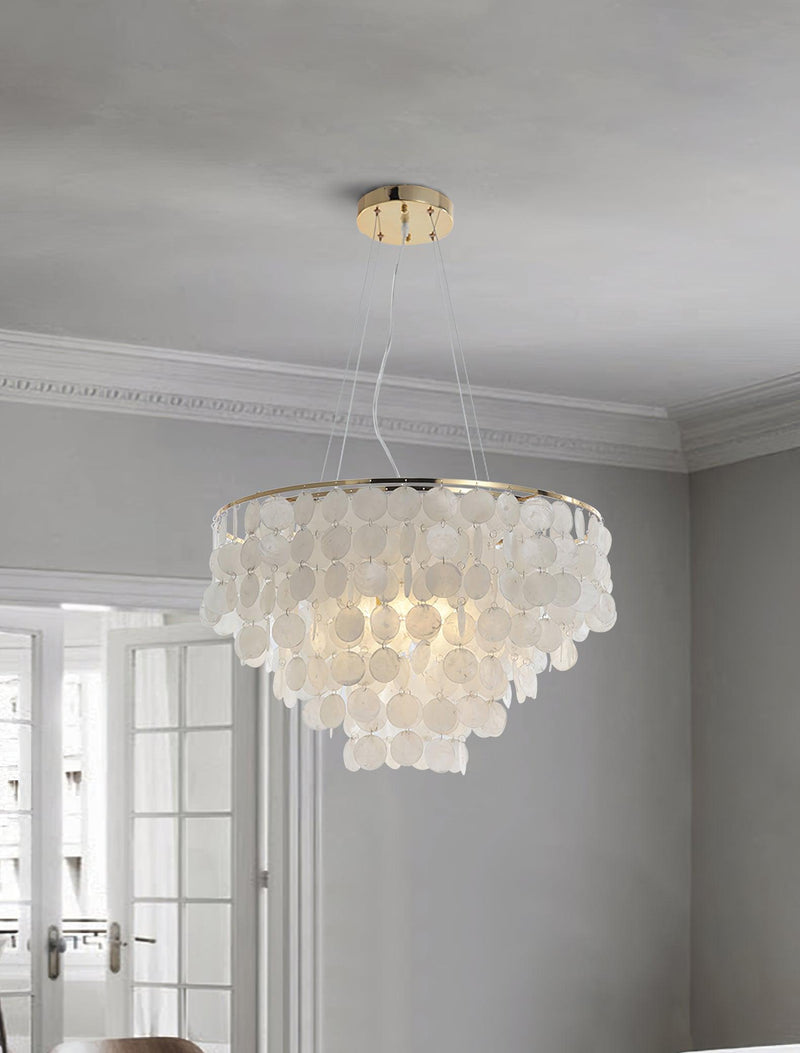 Shell Wind Chime Chandelier