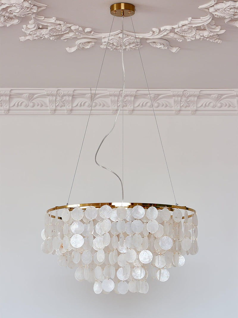 Shell Wind Chime Chandelier