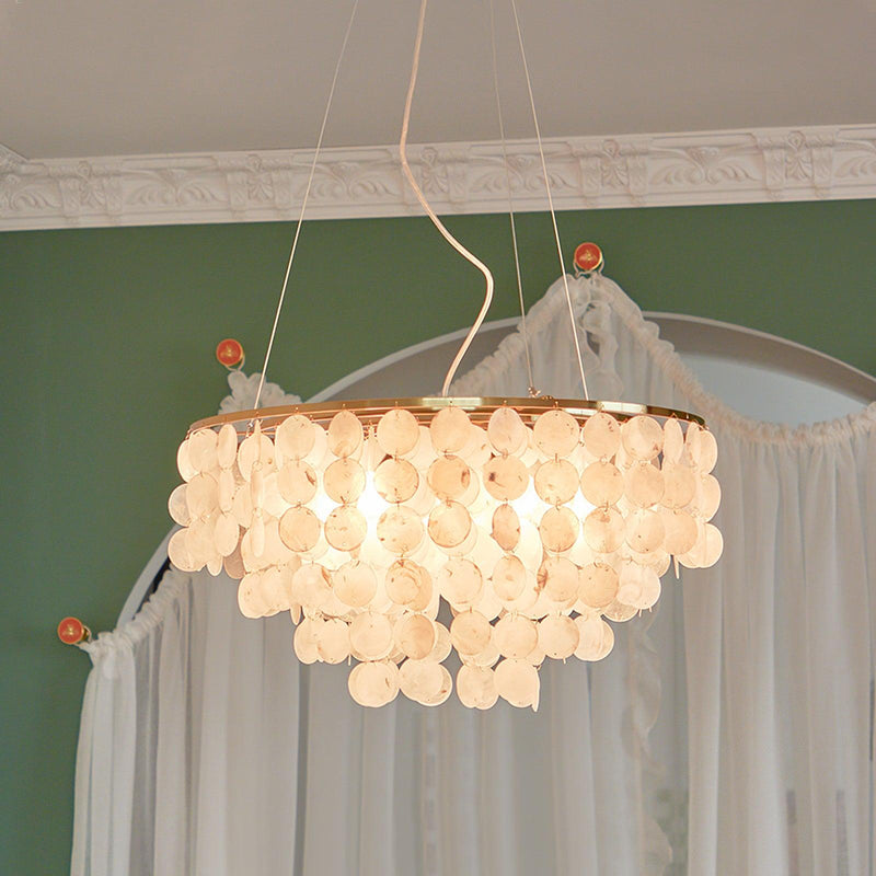 Shell Wind Chime Chandelier