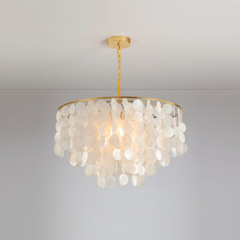 Shell Wind Chime Chandelier