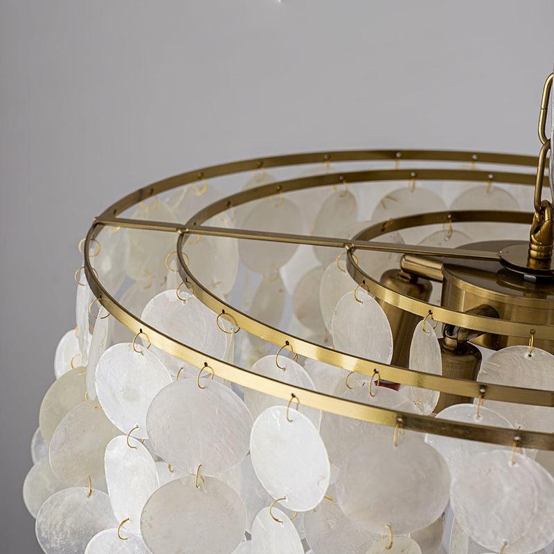 Shell Wind Chime Chandelier