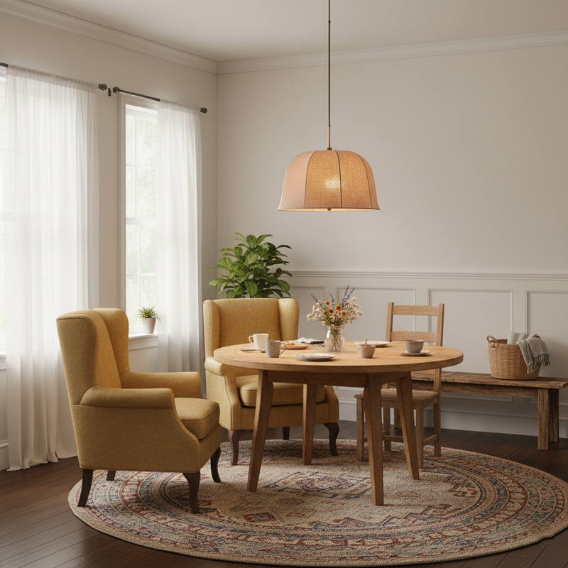 Sienna Linen Pendant Lamp