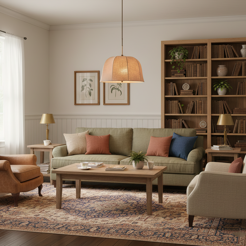 Sienna Linen Pendant Lamp