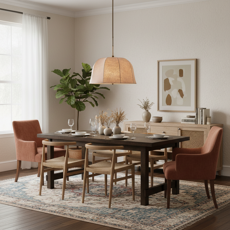 Sienna Linen Pendant Lamp