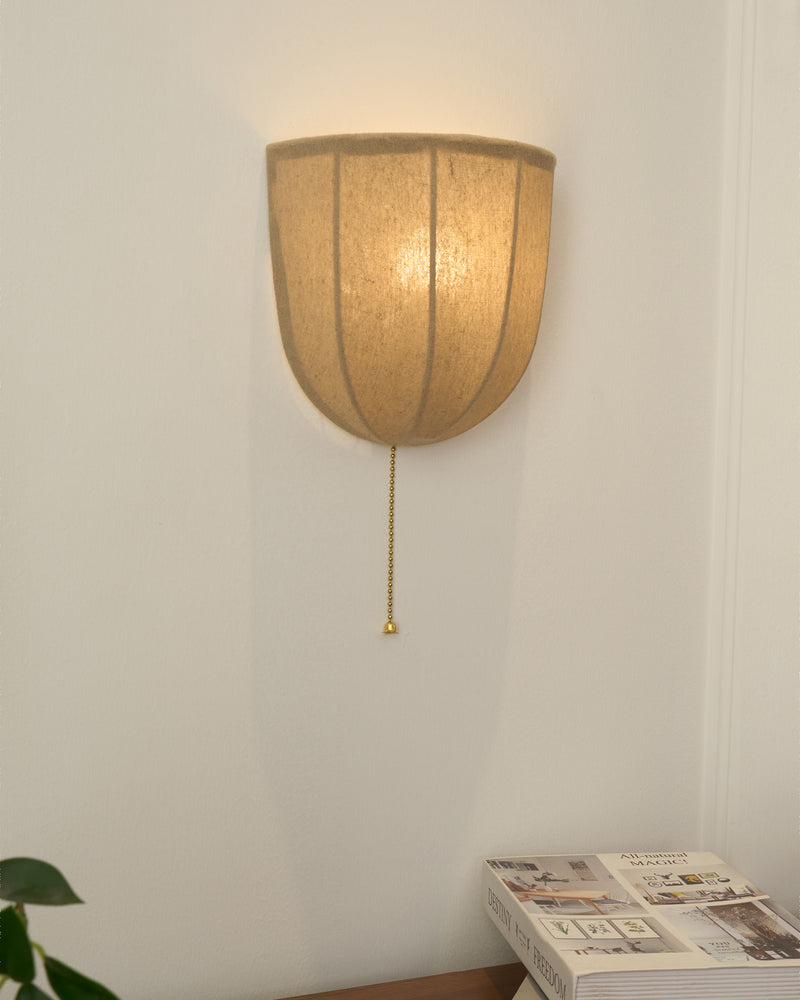 Sienna Linen Wall Sconce 7.1"