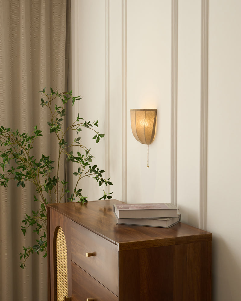 Sienna Linen Wall Sconce 7.1"