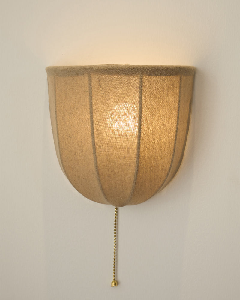 Sienna Linen Wall Sconce 7.1"
