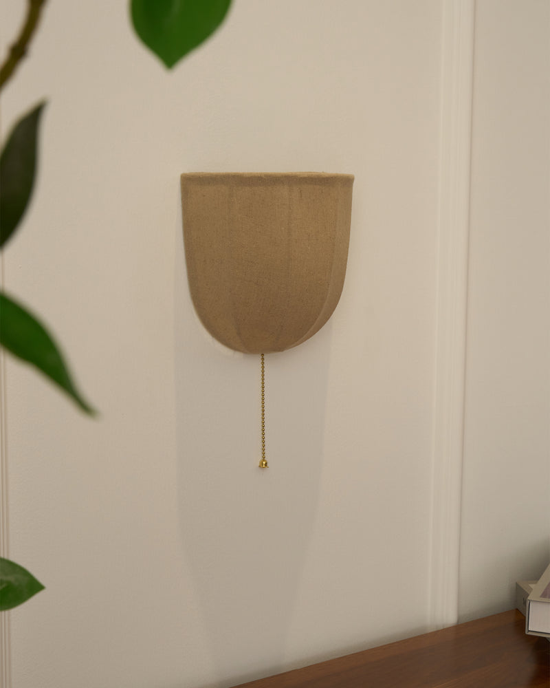 Sienna Linen Wall Sconce 7.1"