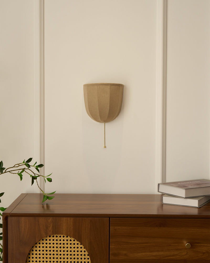 Sienna Linen Wall Sconce 7.1"