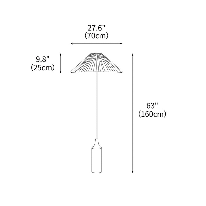 Sierra Floor Lamp 27.6"