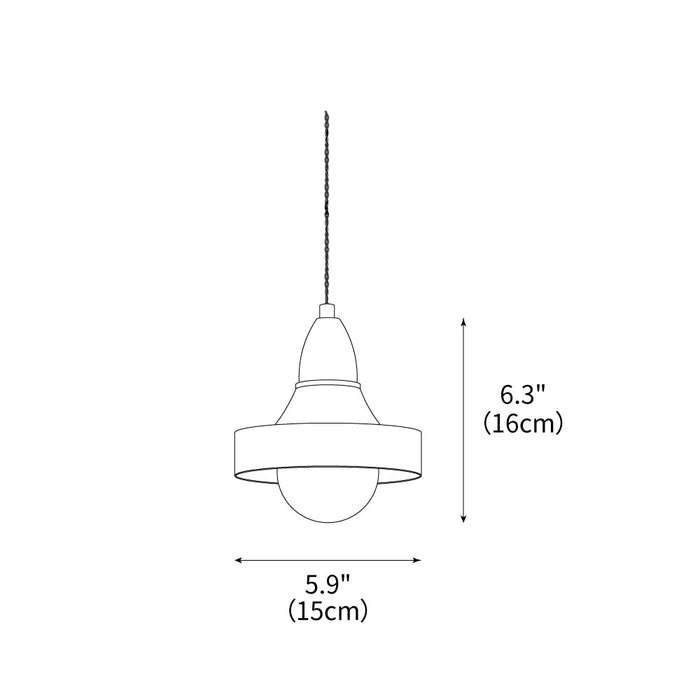 Sierra Pendant Lamp 5.9"