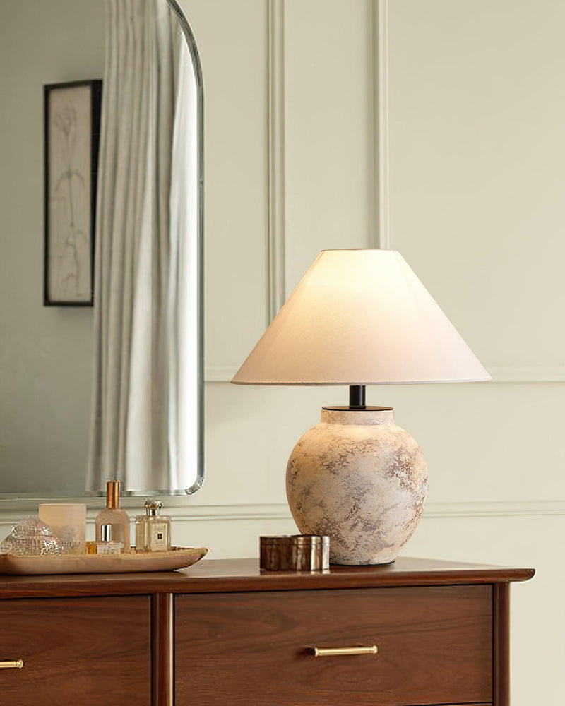 Sierra Clay Table Lamp 15.7"