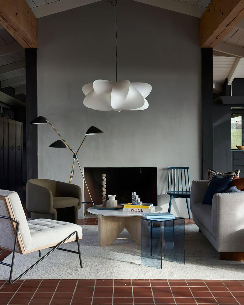 Silk Drum Pendant Light 19.7"