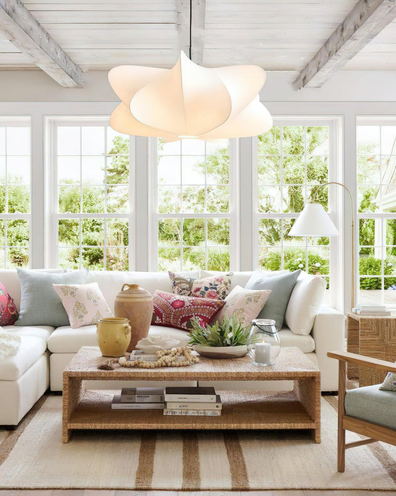 Silk Drum Pendant Light 19.7"