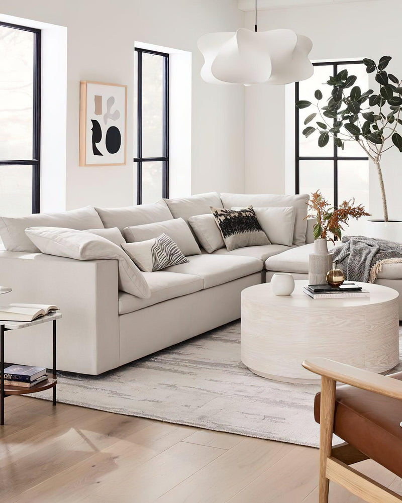 Silk Drum Pendant Light 19.7"