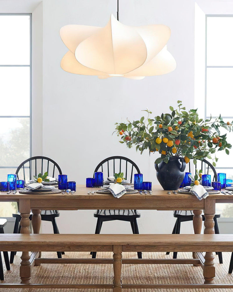 Silk Drum Pendant Light 19.7"