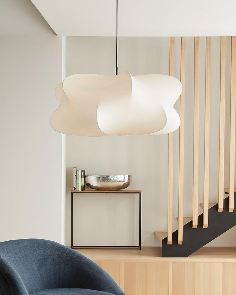 Silk Drum Pendant Light 19.7"