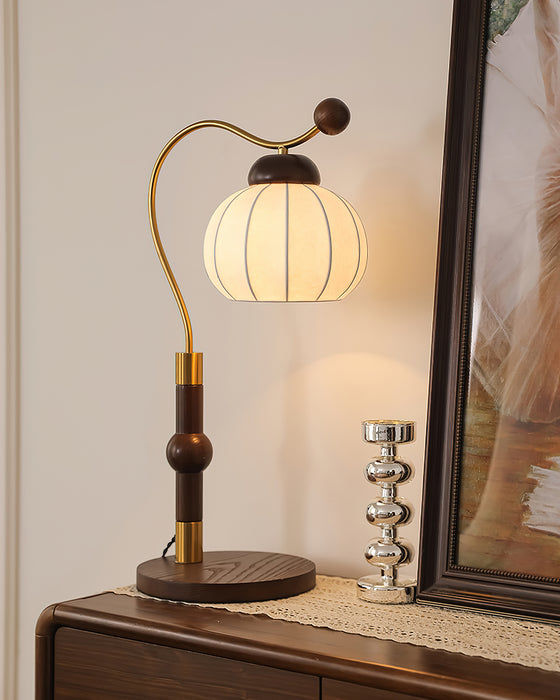 Silk Globe Table Lamp 7.9"
