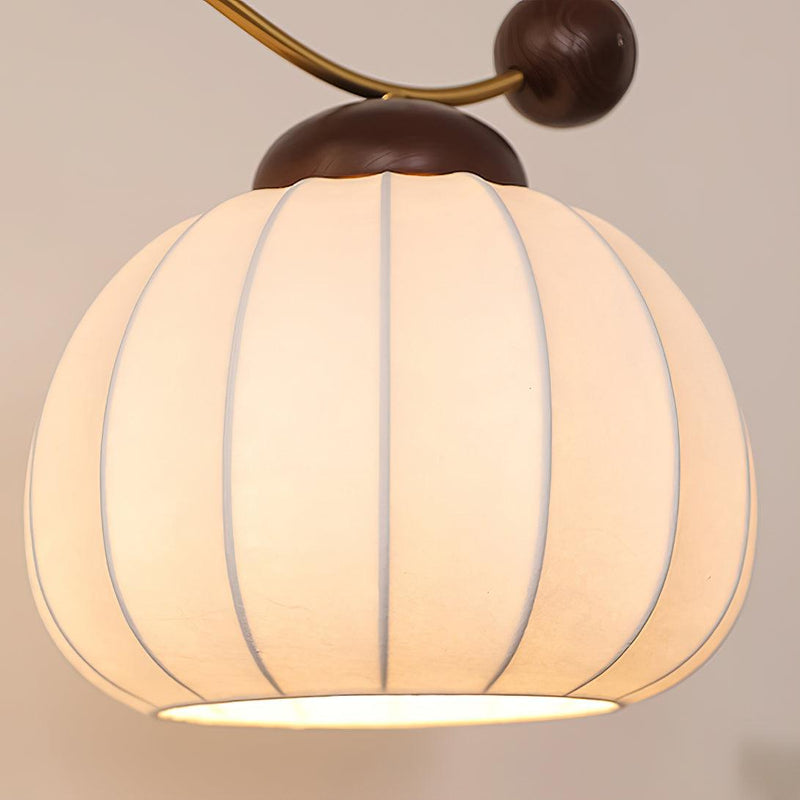 Silk Globe Table Lamp 7.9"