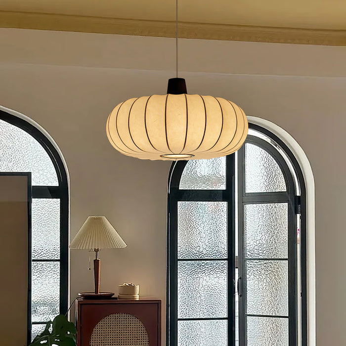 Silk Lantern Pendant Light 19.7"