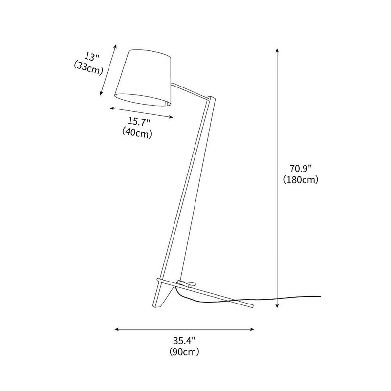 Silva Giant Floor Lamp 15.7"