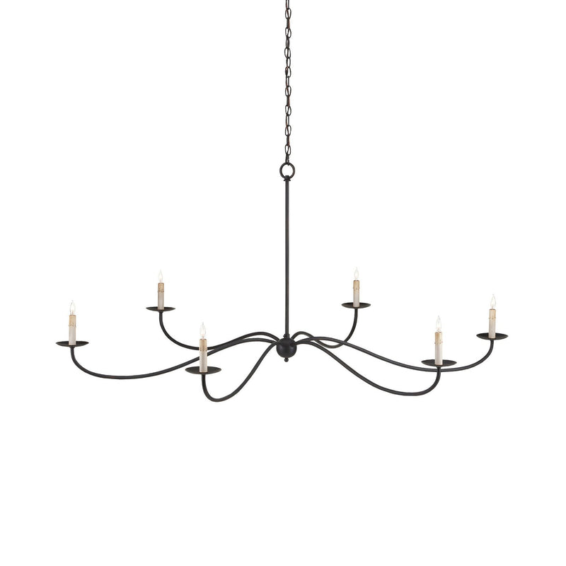 Sinclair Iron Candle Chandelier