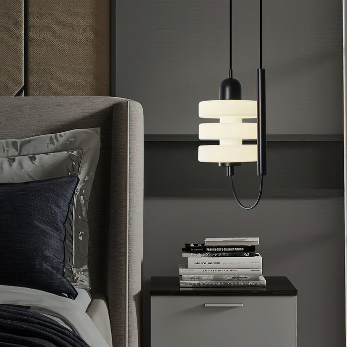 Small Nordic Glass Pendant Lamp 11.8"