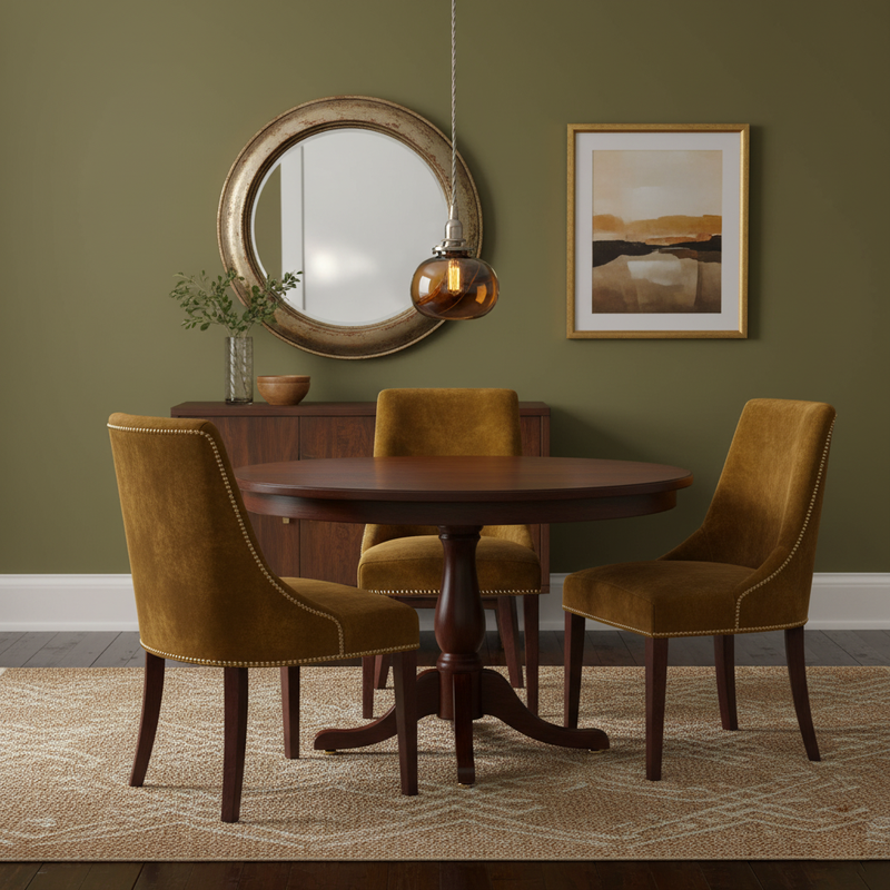 Small Retro Handmade Glass Pendant Light 5.1"