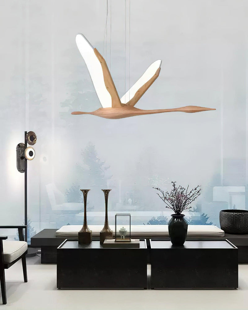 Soaring Crane Chandelier 46.5"