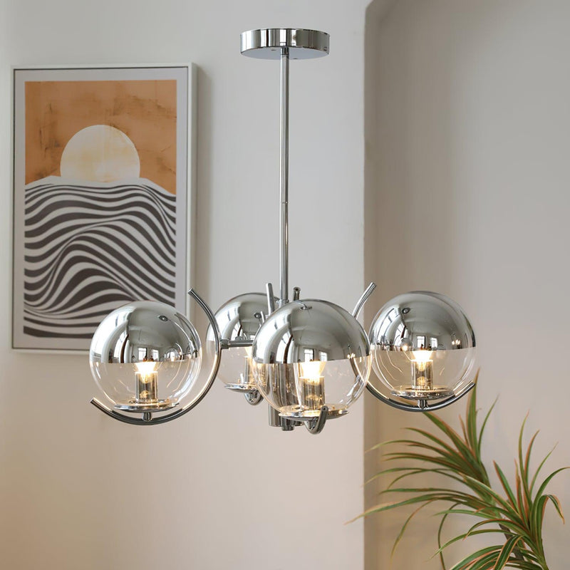 Space Ball Chandelier